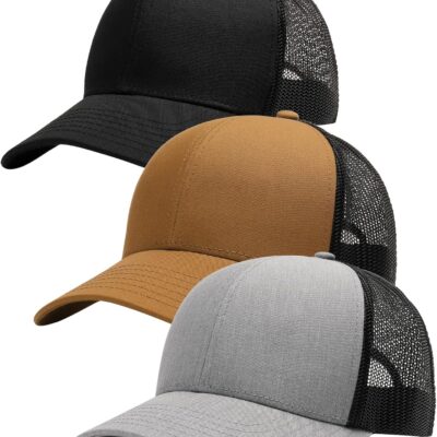 men Trucker Hat Structured Mesh Baseball Cap Adjustable Classic men Hat